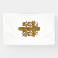 Dieu Gagne Chemise de typographie de croix vintage
