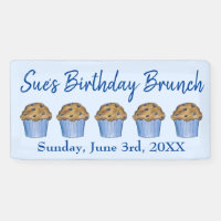 Dimanche Petit-déjeuner Brunch Party Blueberry Muf