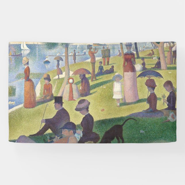 Banderoles Dimanche sur La Grande Jatte Seurat Peinture (Horizontal)