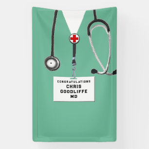 Banderoles Diplôme créatif de l'école de médecine
