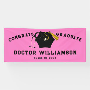 Banderoles Diplôme de fin d'études de médecine