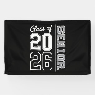 Banderoles Diplômé de la promotion 2026 26e année de fin d'ét
