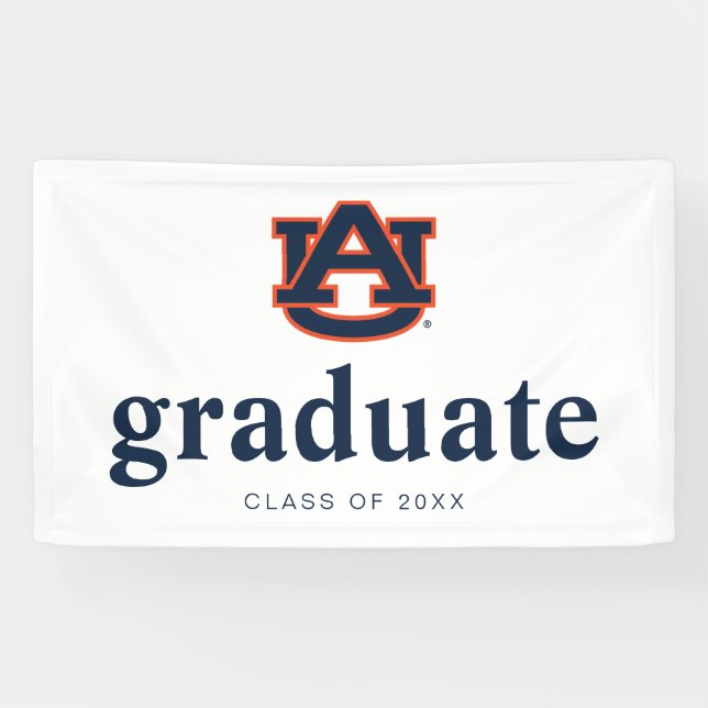 Banderoles Diplôme de l'Université d'Auburn | Auburn Tigers (Horizontal)