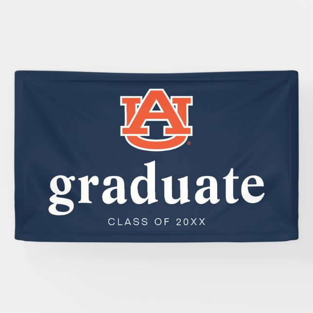 Banderoles Diplôme de l'Université d'Auburn - Auburn Tigers (Horizontal)