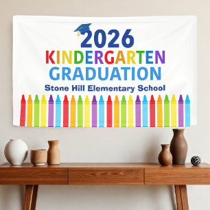 Banderoles Diplômé de maternelle 2026 École élémentaire