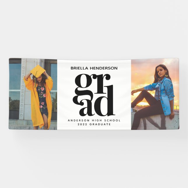 Banderoles Diplôme de Photo Moderne (Horizontal)