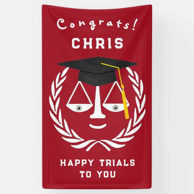 Banderoles Diplôme d'études de droit (Vertical)