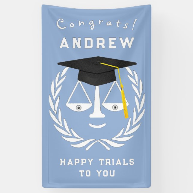 Banderoles Diplôme d'études de droit (Vertical)