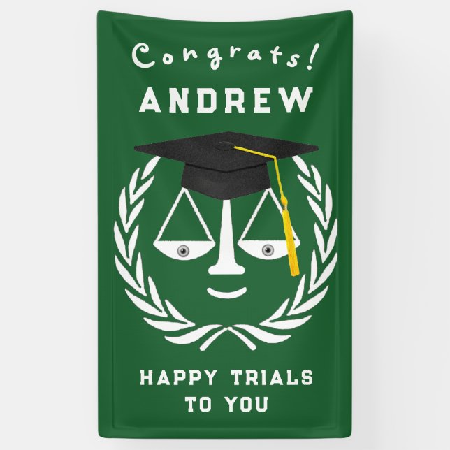 Banderoles Diplôme d'études de droit (Vertical)