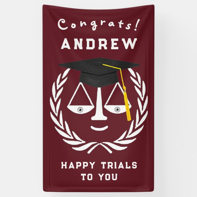 Banderoles Diplôme d'études de droit (Vertical)