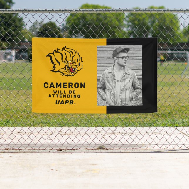 Banderoles Diplômé futur de l'UAPB Golden Lions (En situation)