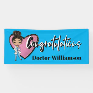 Banderoles Diplômé Médecin Félicitations