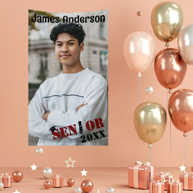 Banderoles Diplôme photo supérieur personnalisé (Créateur téléchargé)