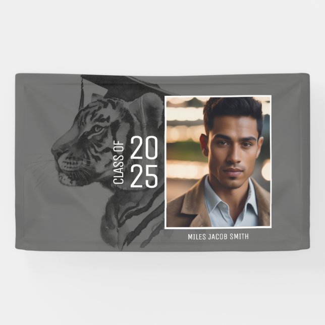 Banderoles Diplôme unique Ajouter une photo (Horizontal)