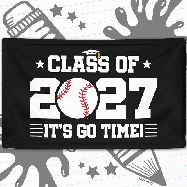 Banderoles Diplômés de baseball, c'est parti ! Terminale prom (Créateur téléchargé)