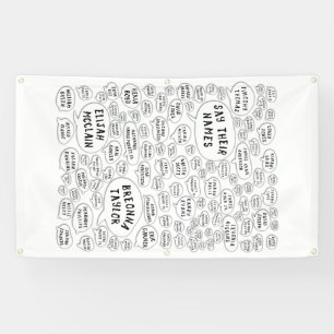 Banderoles dire leurs noms