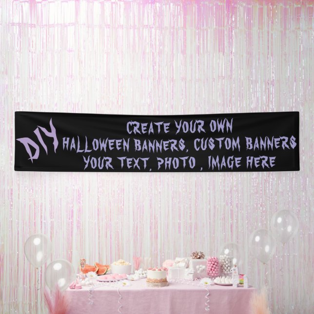 Banderoles DIY Halloween Banner - Custom Party Decor (Fête)
