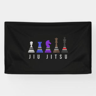 Banderoles djiu jitsu entraînement, cadeau bjj avec texte.