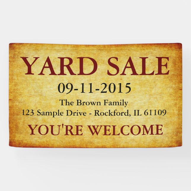 Banderoles do-it-yourself - Ajoutez votre propre arrière - pl (Horizontal)