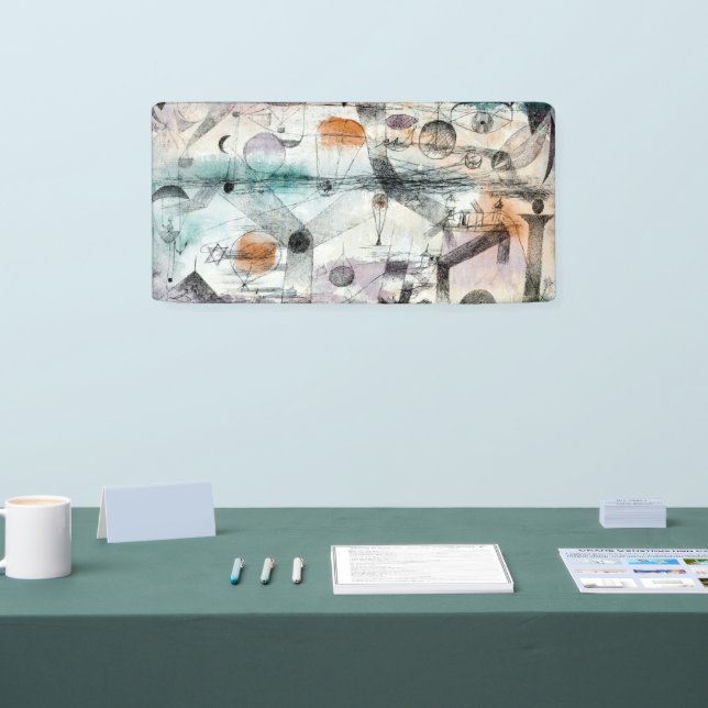 Banderoles Domaine d'Air Paul Klee Expressionniste Abstrait (Salon professionnel)