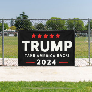 Banderoles Donald Trump 2024 redonne l'élection américaine