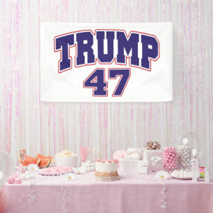 Banderoles Donald Trump 47