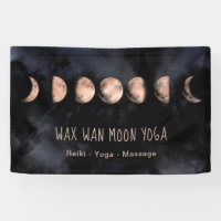 double lunaire Wax Wan Full ROSE Moon Phases