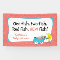 Dr Seuss | Un poisson - Baby shower fille