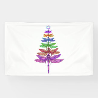 Banderoles Dragonfly Christmas Tree Chemise Insect Lover Xmas