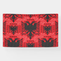 Drapeau albanais motif 2