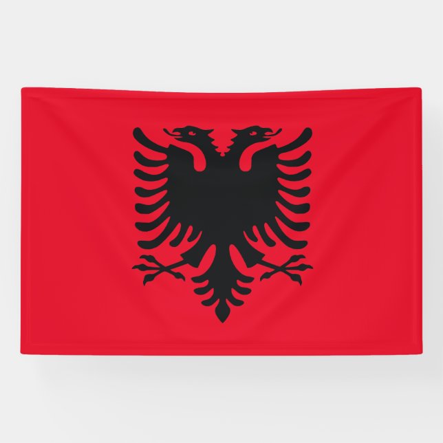Banderoles Drapeau Albanie (Horizontal)