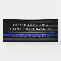 Drapeau américain à thème de la police sombres fon
