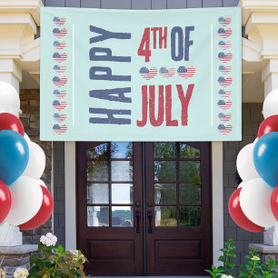 Banderoles Drapeau américain Patriotique 4 juillet