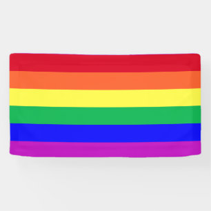Banderoles Drapeau arc-en-ciel de la fierté LGBT LGBTQ+ Gay
