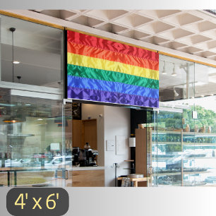 Banderoles Drapeau arc-en-ciel LGBTQ bandes arc-en-ciel gay p