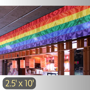 Banderoles Drapeau arc-en-ciel LGBTQ LGBT gay pride bandes ar