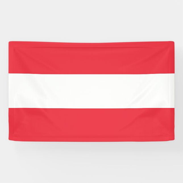 Banderoles Drapeau Autriche (Horizontal)