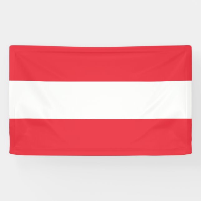 Banderoles Drapeau autrichien (Autriche) (Horizontal)