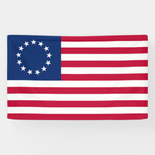 Banderoles Drapeau Betsy Ross - Drapeau Vintage américain
