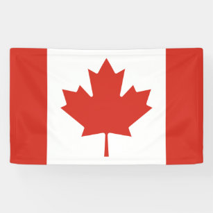 Banderoles Drapeau canadien (Feuille d'érable) (Canada)
