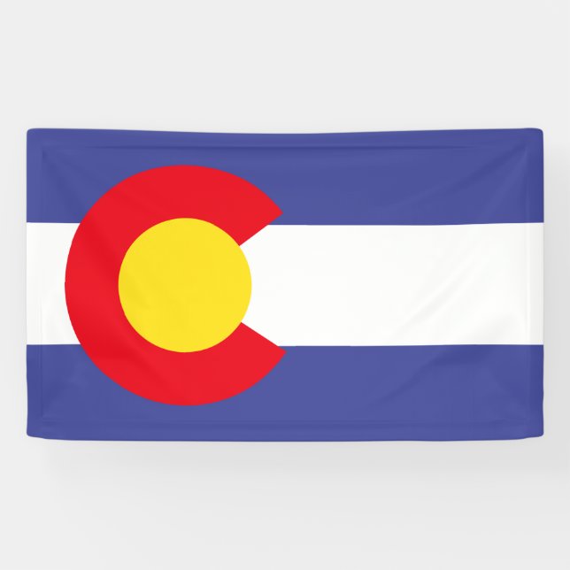 Banderoles Drapeau COLORADO - (Horizontal)