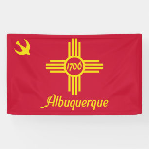 Banderoles Drapeau d'Albuquerque (Nouveau-Mexique)