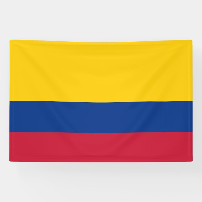 Banderoles Drapeau de Colombie (Horizontal)