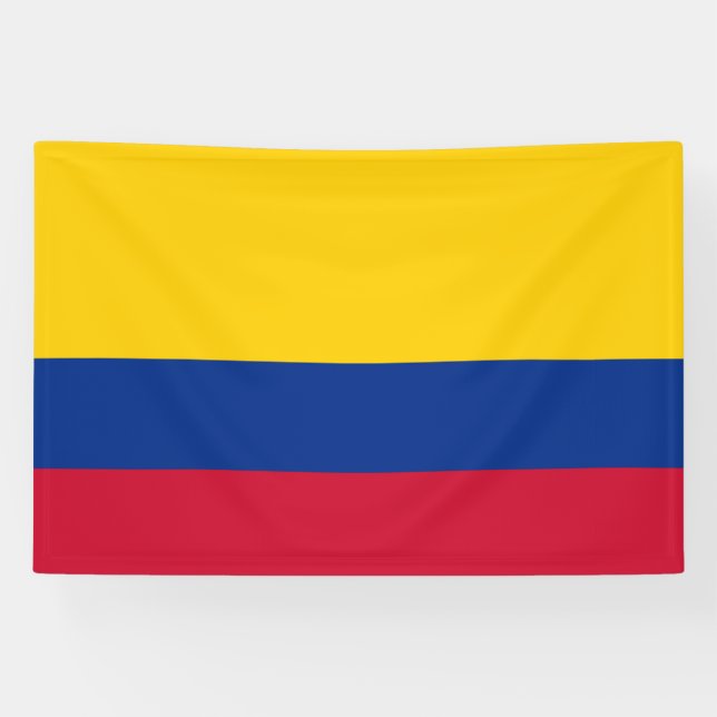 Banderoles Drapeau de Colombie (Horizontal)