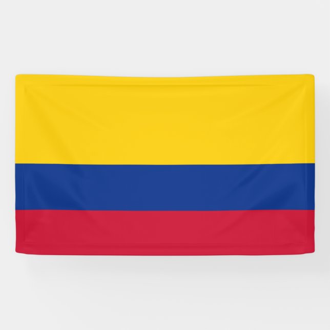 Banderoles Drapeau de Colombie (Horizontal)