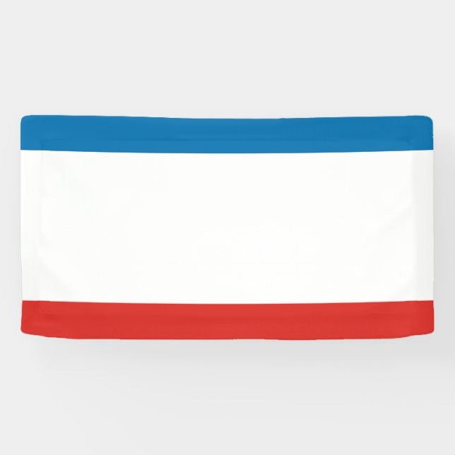 Banderoles Drapeau de Crimée (Horizontal)