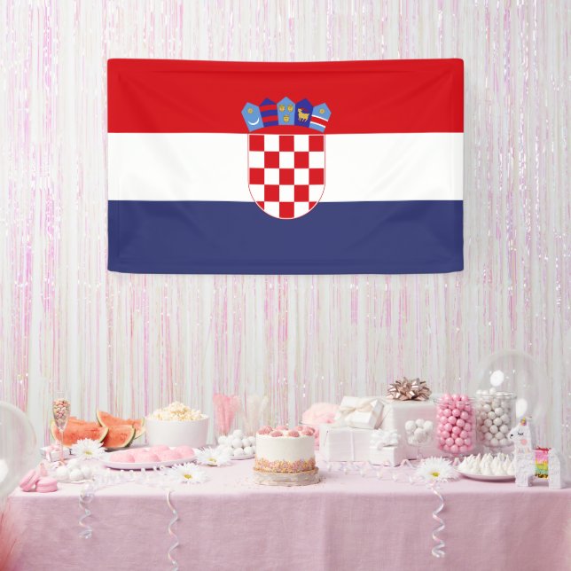 Banderoles Drapeau de Croatie (Fête)