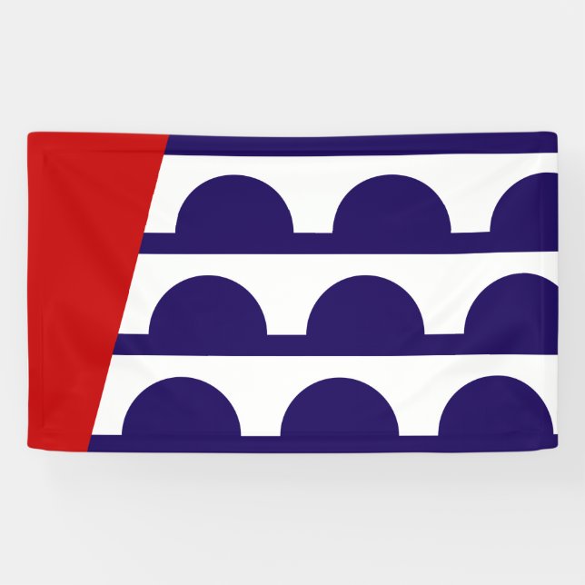Banderoles Drapeau de Des Moines (Iowa City) (Horizontal)
