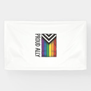 Banderoles Drapeau de fierté d'allié fier vecteur t-shirt des