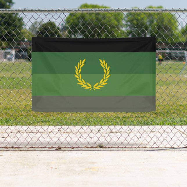 Banderoles Drapeau de fierté de l'uniforme militaire (En situation)